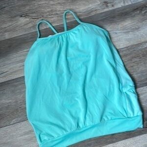 NEW Zuma Blu top aqua size Small Cycle top Athletic